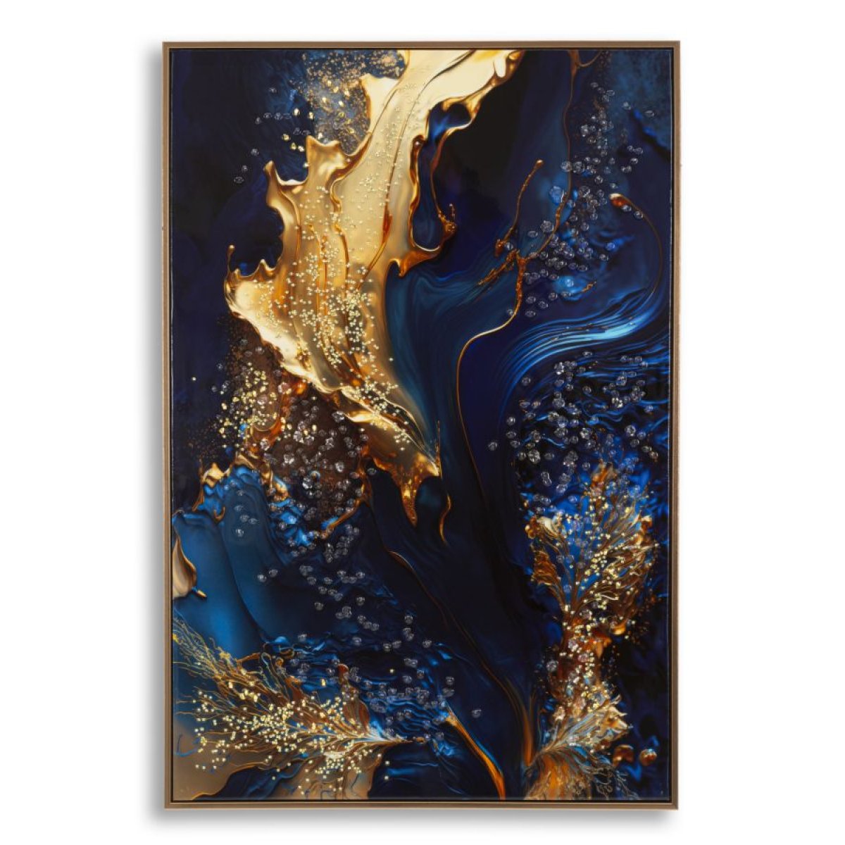 Tableau impression sur toile reliefs et dorures 60x90 cm Thémis - vue 2