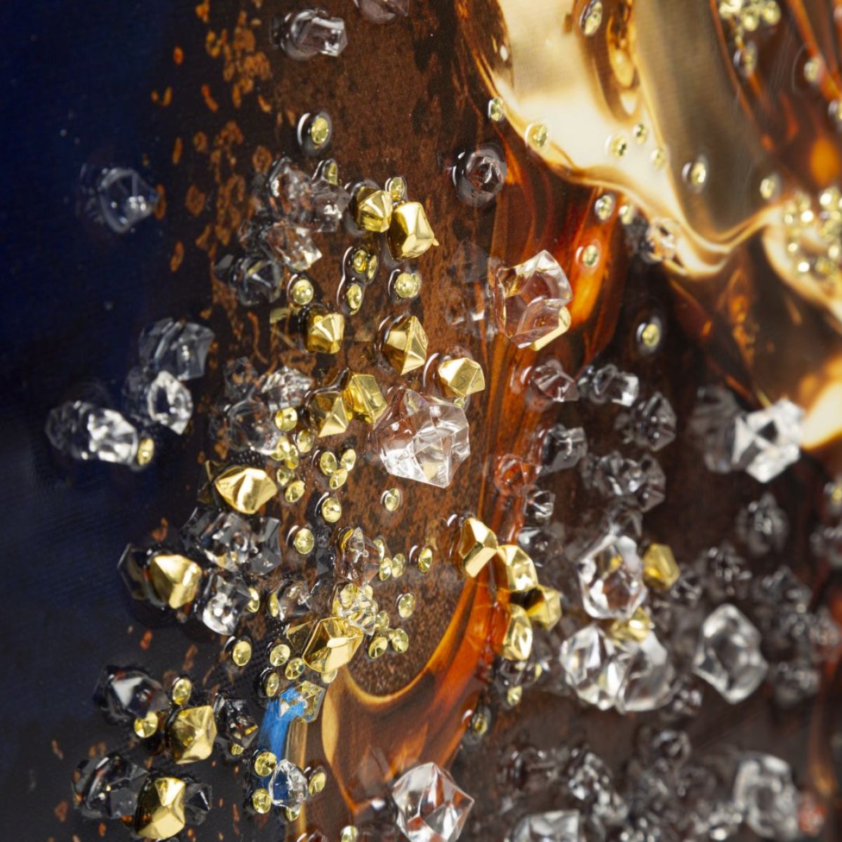 Tableau impression sur toile reliefs et dorures 60x90 cm Thémis - vue 6