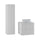 Ensemble meuble simple vasque 60cm et colonne Tao Blanc