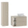 Ensemble meuble simple vasque 80cm 2 niches et colonne Tao Cachemire