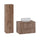 Ensemble meuble simple vasque 80cm et colonne Tao Bois