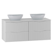 Meuble double vasque 120cm Tao Blanc