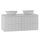 Meuble double vasque 120cm Tao Blanc