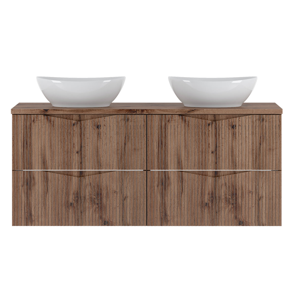 Meuble double vasque 120cm Tao Bois - vue 2