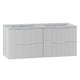 Meuble double vasque encastrée 120cm Tao Blanc