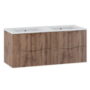 Meuble double vasque encastrée 120cm Tao Bois