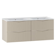 Meuble double vasque encastrée 120cm Tao Cachemire