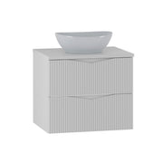 Meuble simple vasque 60cm Tao Blanc