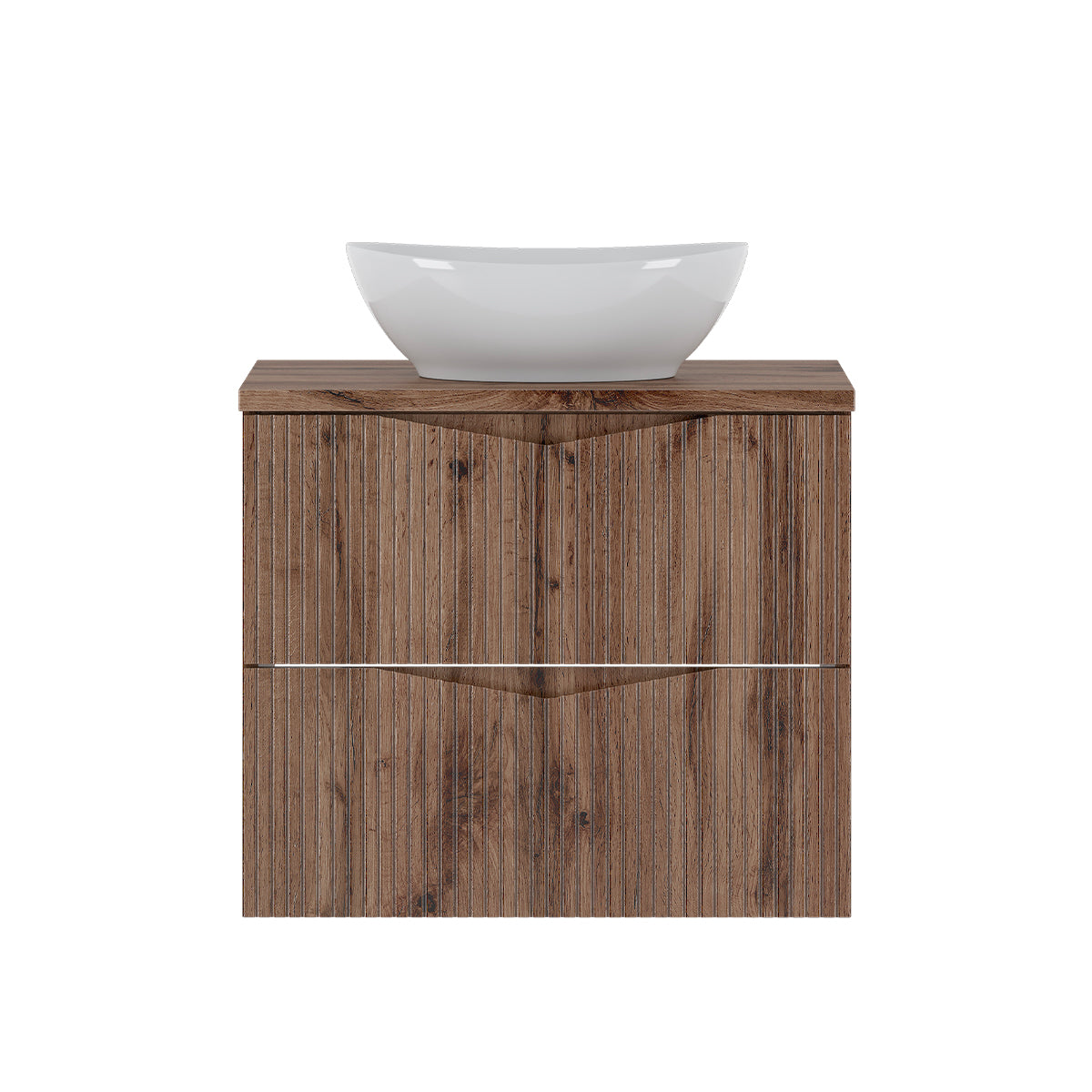 Meuble simple vasque 60cm Tao Bois - vue 2