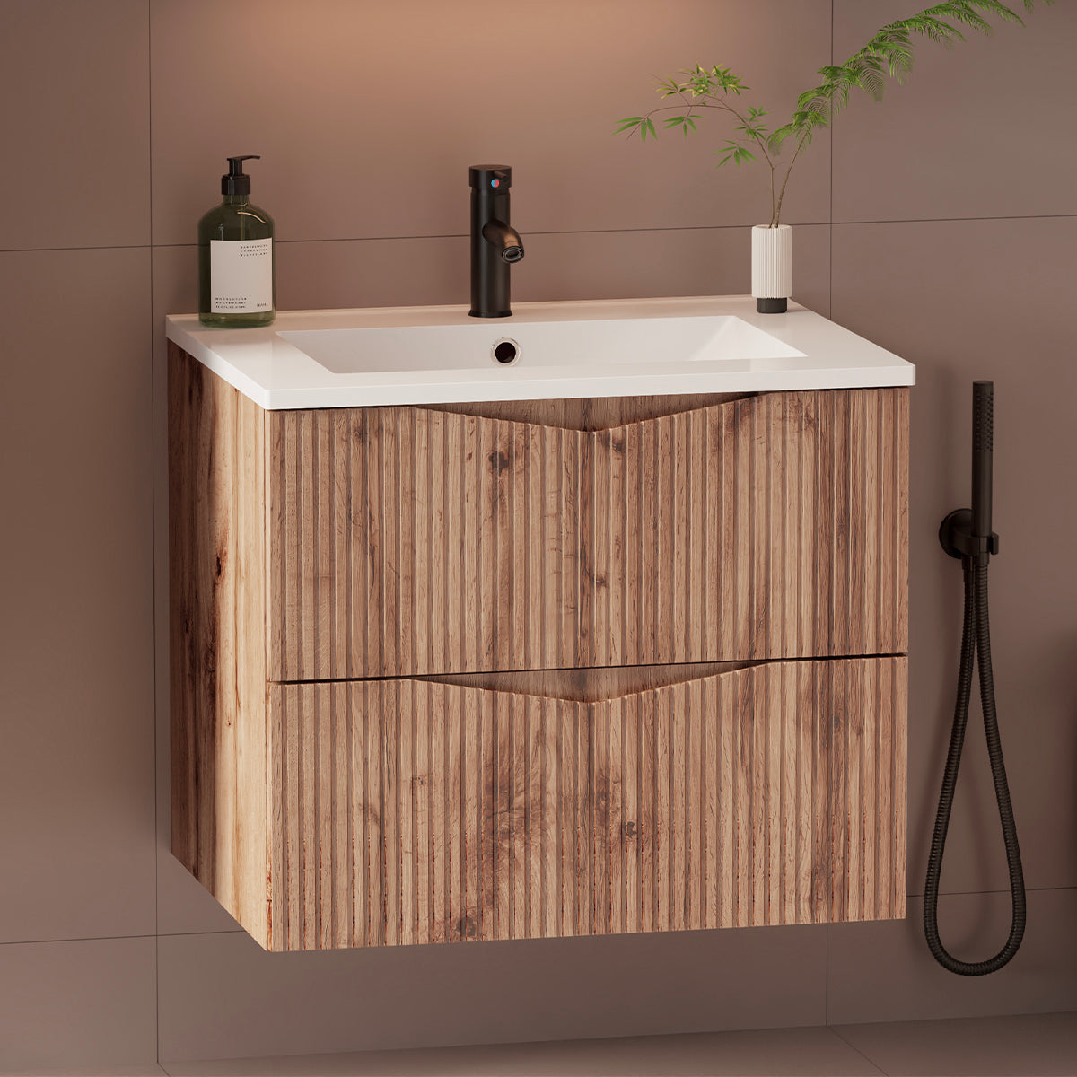 Meuble sous-vasque 60cm Tao Bois - vue 5