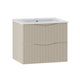Meuble simple vasque encastrée 60cm Tao Cachemire