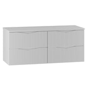 Meuble sous-vasque 120cm plan de toilette Tao Blanc