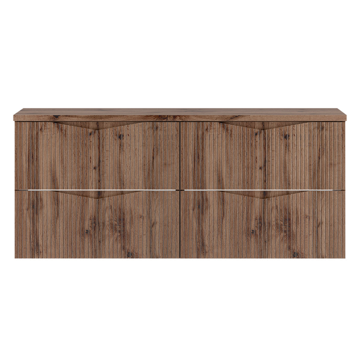 Meuble sous-vasque 120cm plan de toilette Tao Bois - vue 2