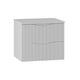 Meuble sous-vasque 60cm plan de toilette Tao Blanc
