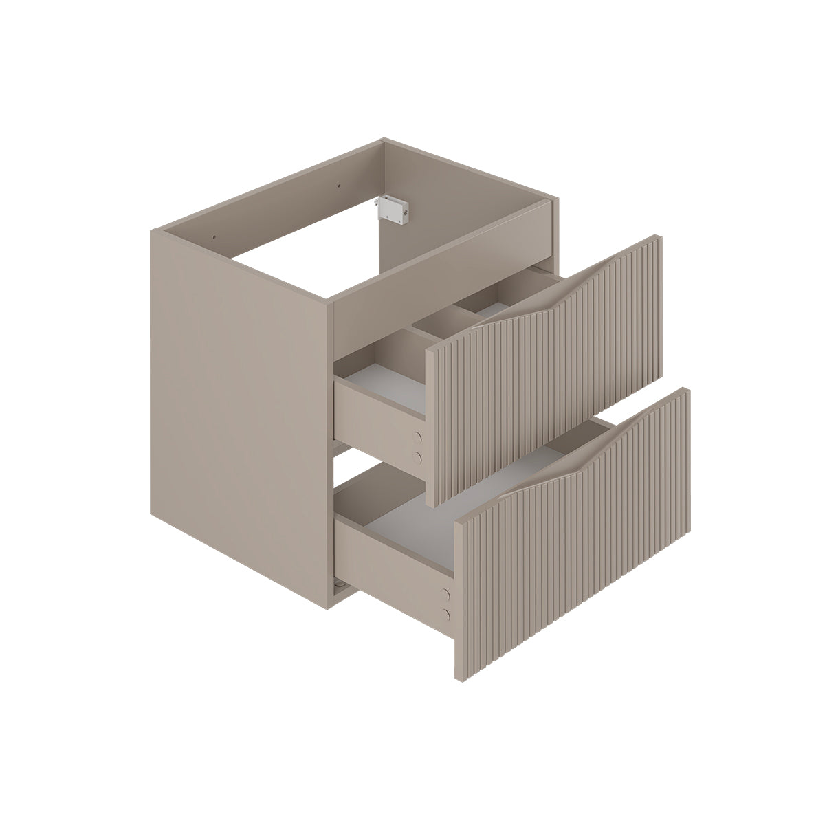 Ensemble meuble double vasque 120cm et colonne Tao Cachemire - vue 3
