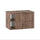 Meuble sous-vasque 80cm 2 niches plan de toilette Tao Bois