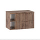 Meuble sous-vasque 80cm 2 niches plan de toilette Tao Bois