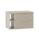 Meuble sous-vasque 80cm 2 niches plan de toilette Tao Cachemire