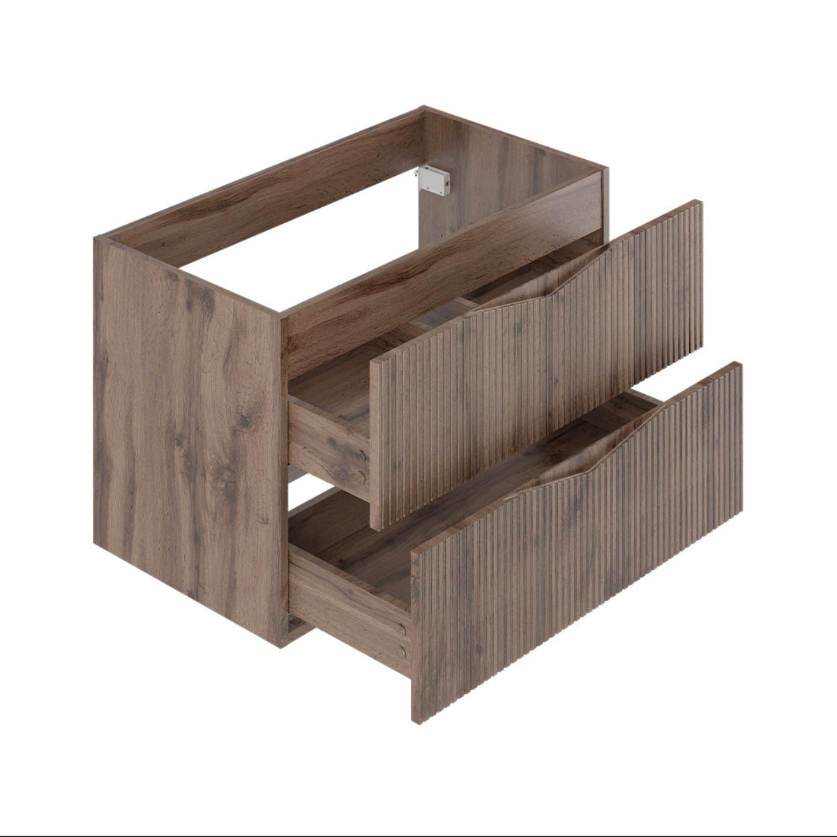 Meuble simple vasque encastrée 80cm Tao Bois - vue 4