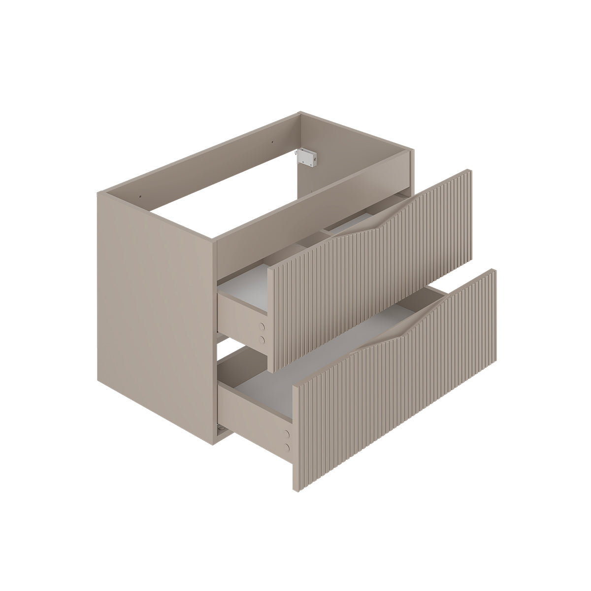 Meuble sous-vasque 80cm plan de toilette Tao Cachemire - vue 3