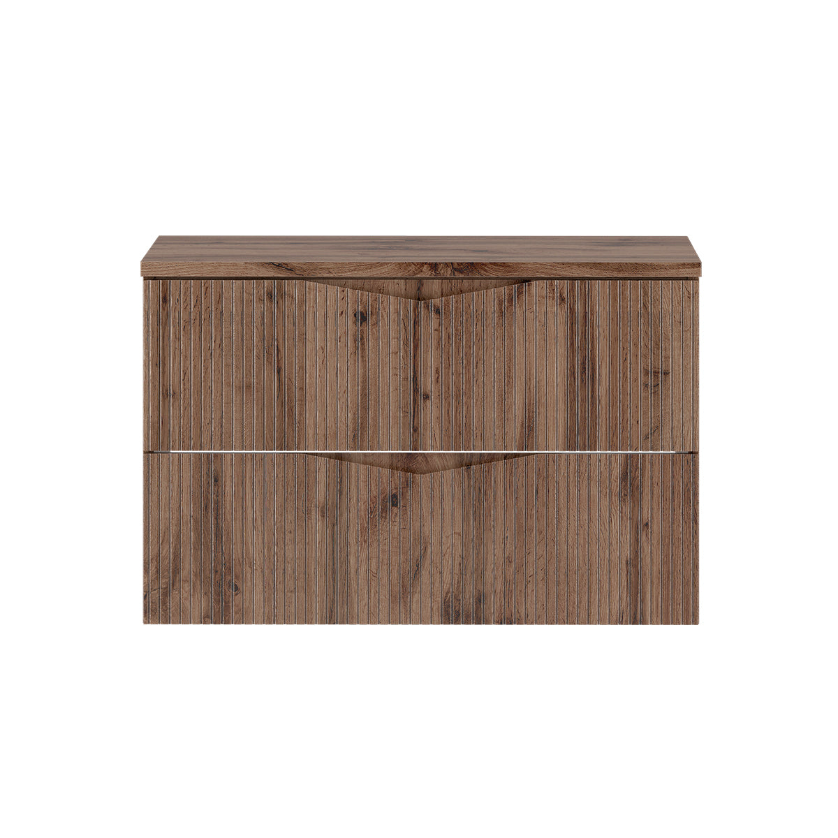Meuble sous-vasque 80cm plan de toilette Tao Bois - vue 2