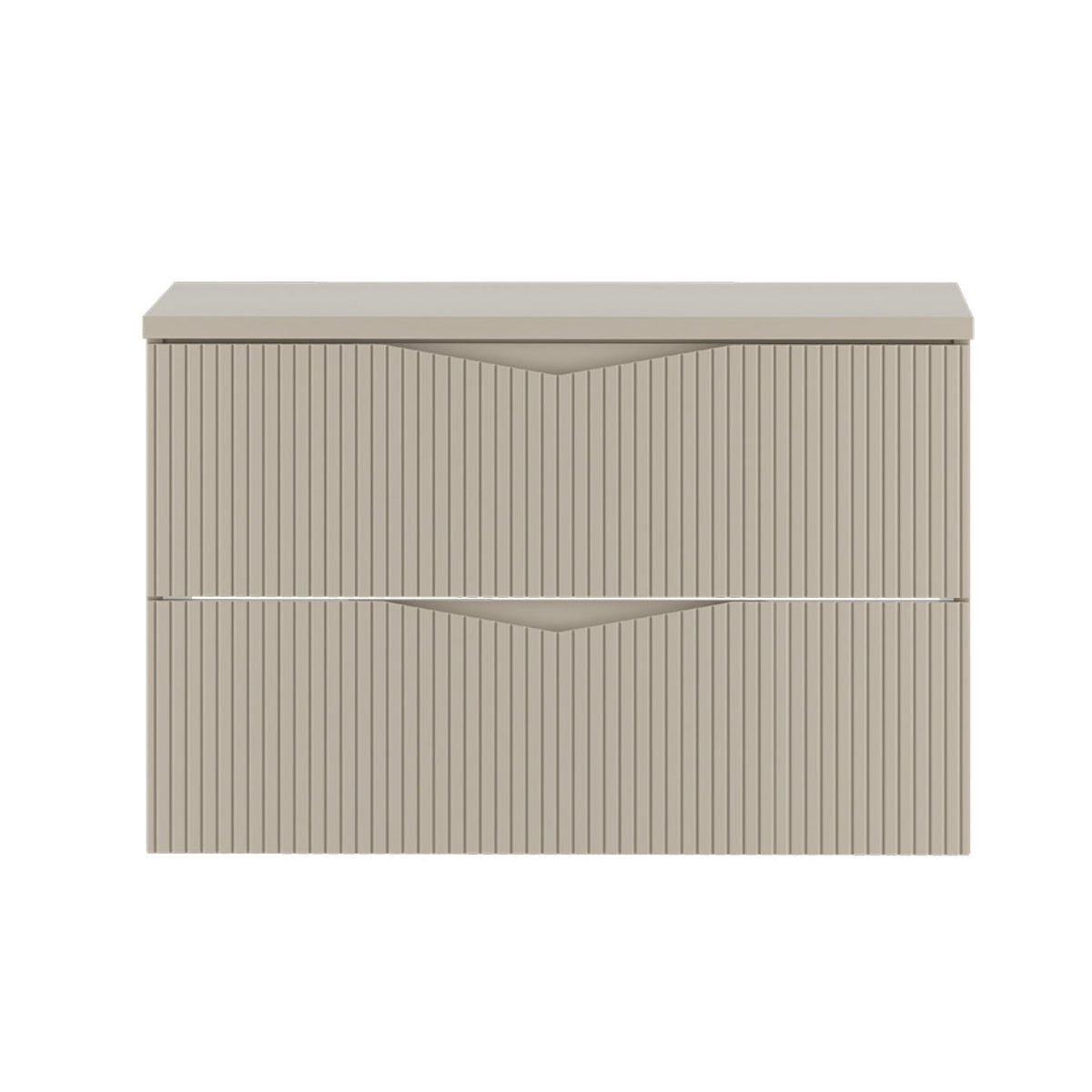 Meuble sous-vasque 80cm plan de toilette Tao Cachemire - vue 2