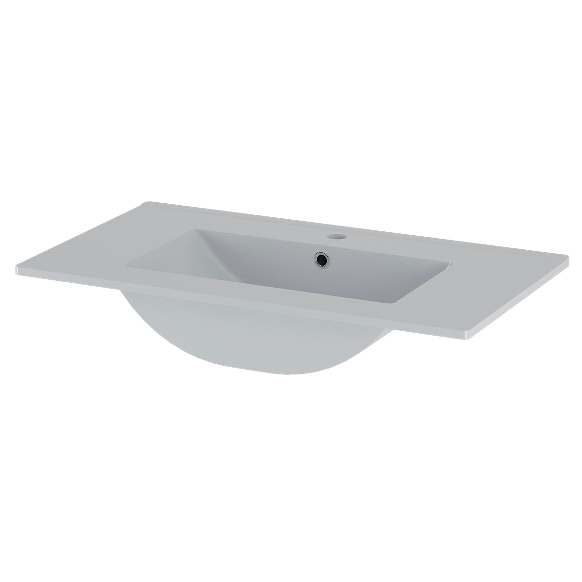 Meuble simple vasque encastrée 80cm Tao Bois - vue 5