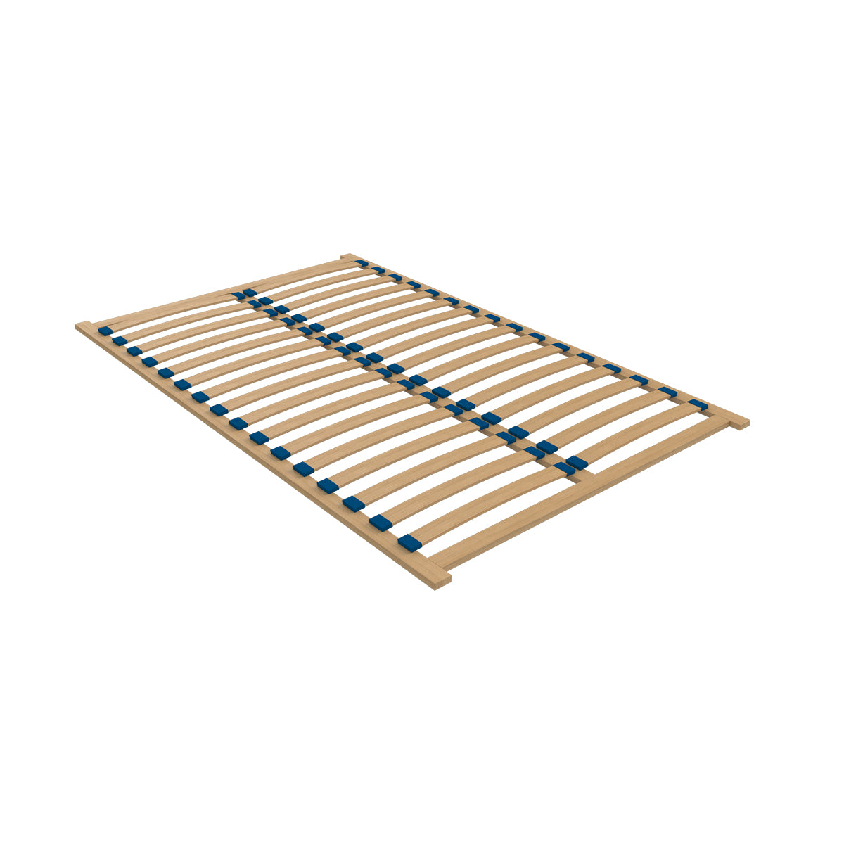Lit 120x200 sommier et LED inclus Téana Bois et Beige - vue 6