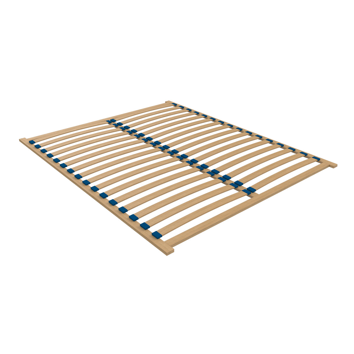 Lit 160x200 sommier et LED inclus Téana Bois et Beige - vue 4