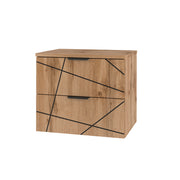 Meuble sous-vasque 60cm plan de toilette Teren Bois