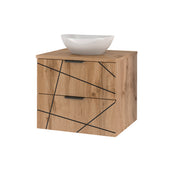 Meuble simple vasque 60cm Teren Bois