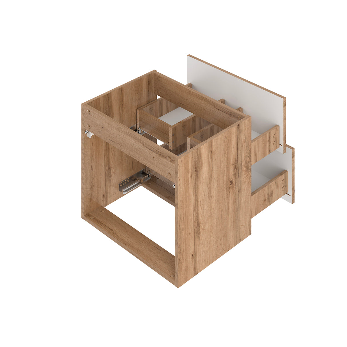 Meuble simple vasque 60cm Teren Bois - vue 4