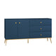Buffet 2 portes 3 tiroirs Thalia Bleu
