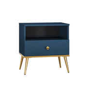 Chevet 1 tiroir Thalia Bleu