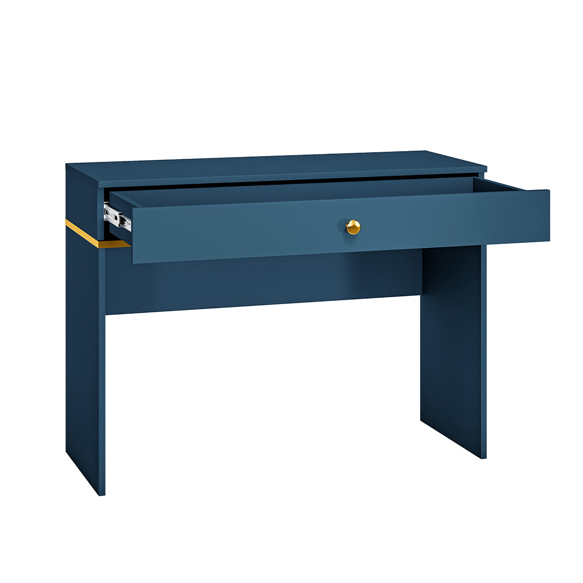 Console Coiffeuse 1 tiroir Thalia Bleu - vue 2