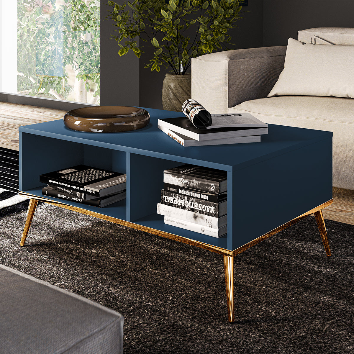 Table basse Thalia Bleu - vue 3