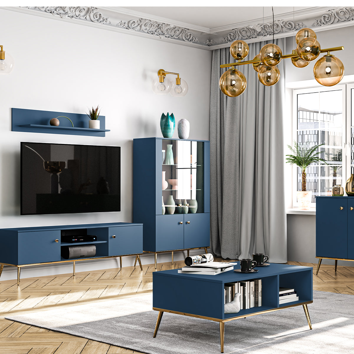 Table basse Thalia Bleu - vue 4