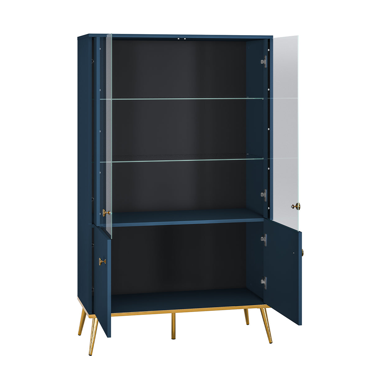 Vaisselier 4 portes Thalia Bleu - vue 2