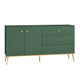 Buffet 2 portes 3 tiroirs Thalia Vert
