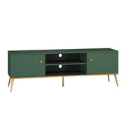 Meuble TV 2 portes 160 cm Thalia Vert