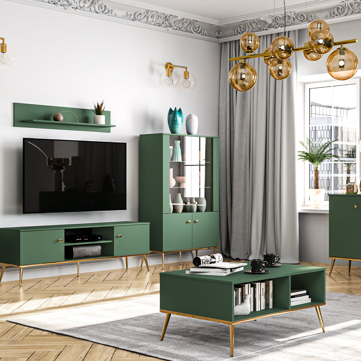 Table basse Thalia Vert - vue 3