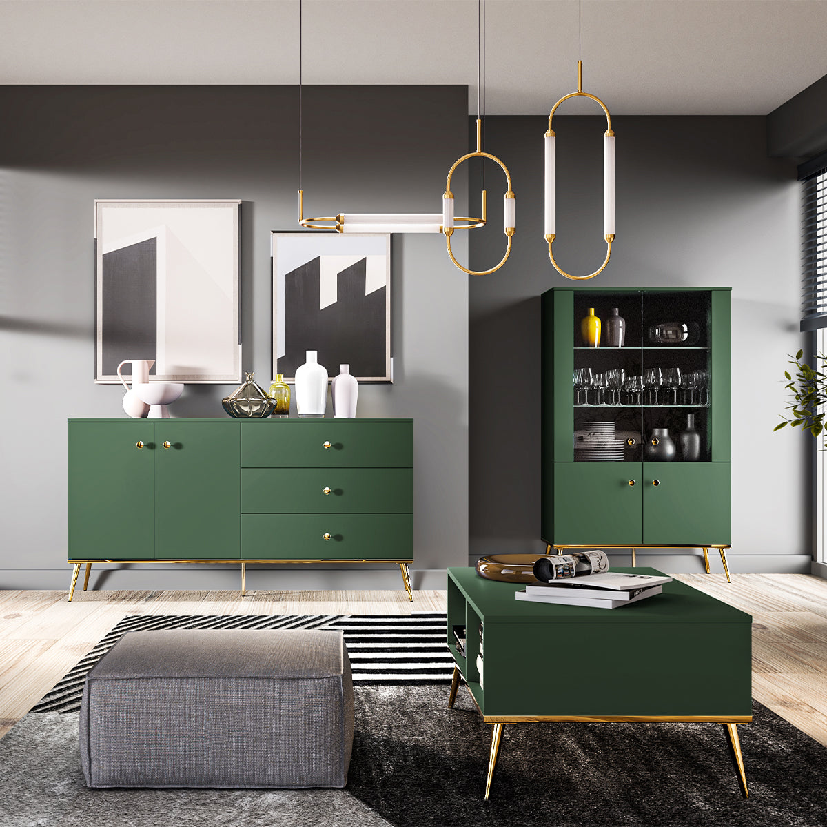 Table basse Thalia Vert - vue 4