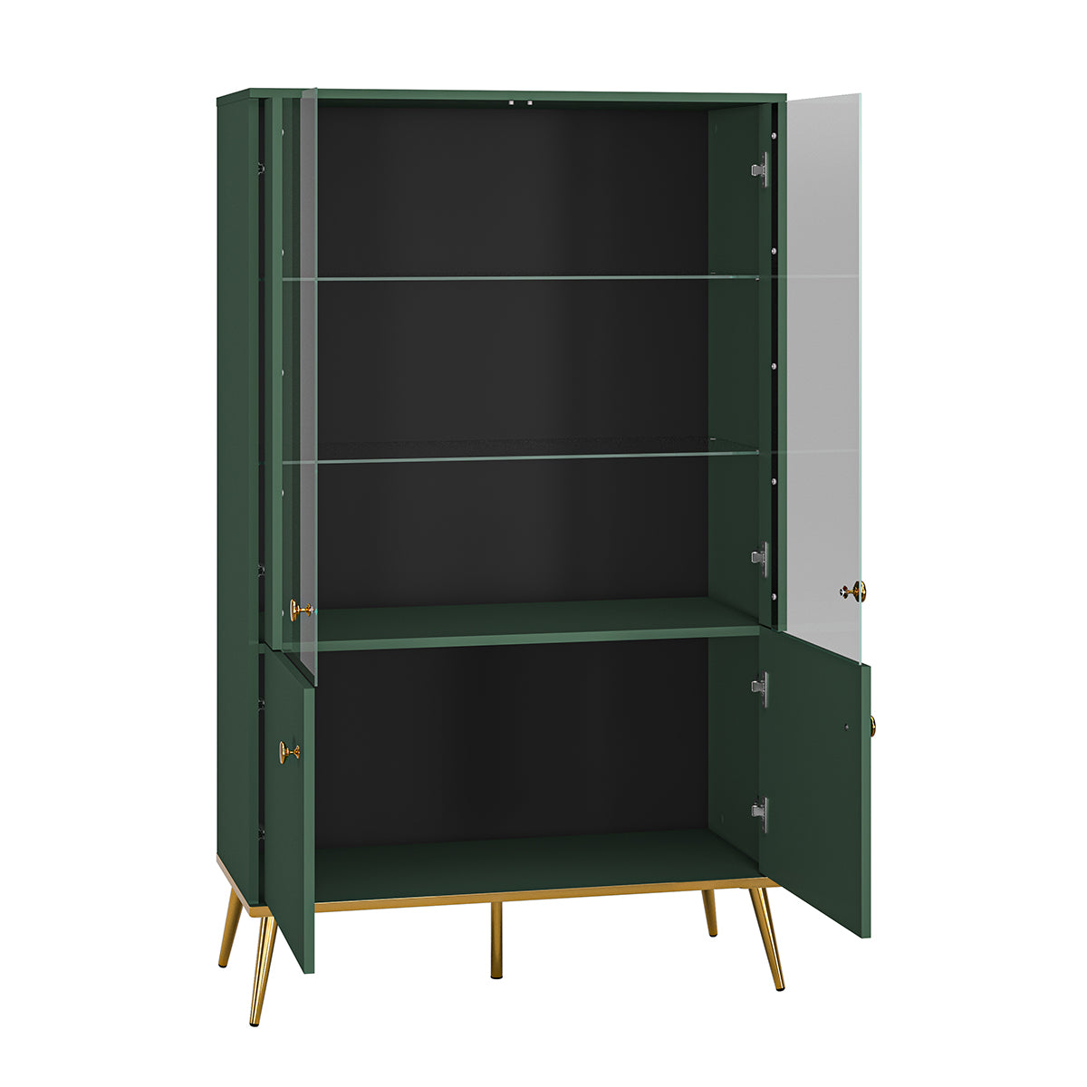 Vaisselier 4 portes Thalia Vert - vue 2