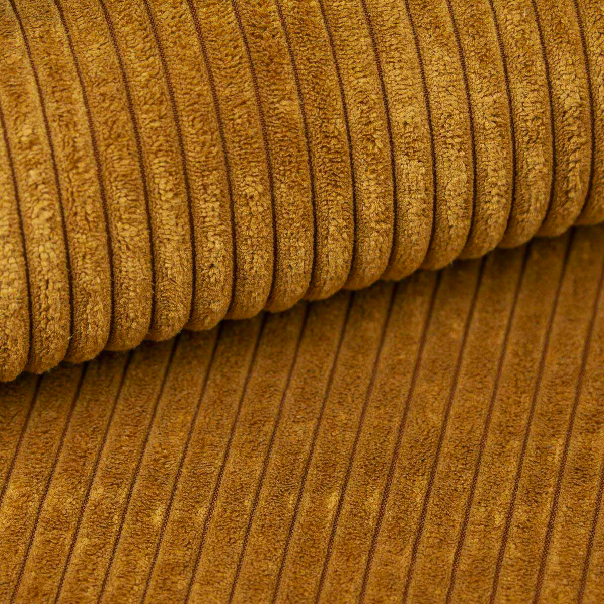 Canapé d'angle réversible et convertible 3 places avec coffre Dora Marron - vue 6