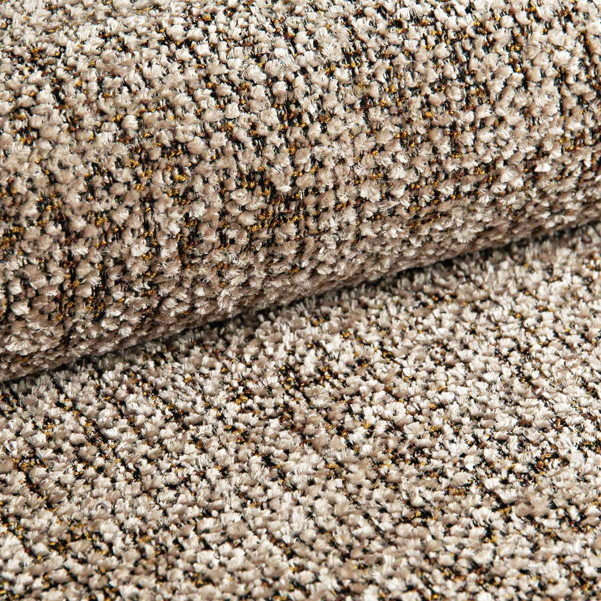 Canapé en U 5 places convertible avec coffre Vittoria Beige chiné - vue 8