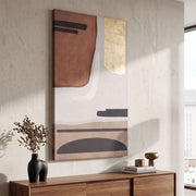Toile peinte à la main abstraite 80x100 cm Lyo