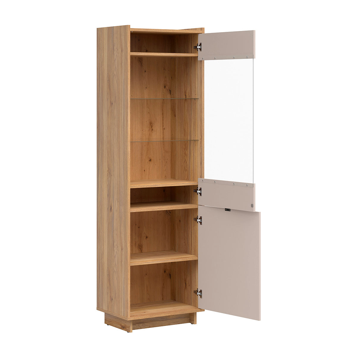 Vaisselier 2 portes Donna Cachemire et Bois - vue 3