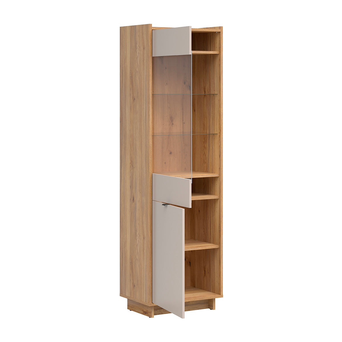 Vaisselier 2 portes Donna Cachemire et Bois - vue 4