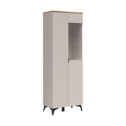 Vaisselier 2 portes Vicky Cachemire et Bois
