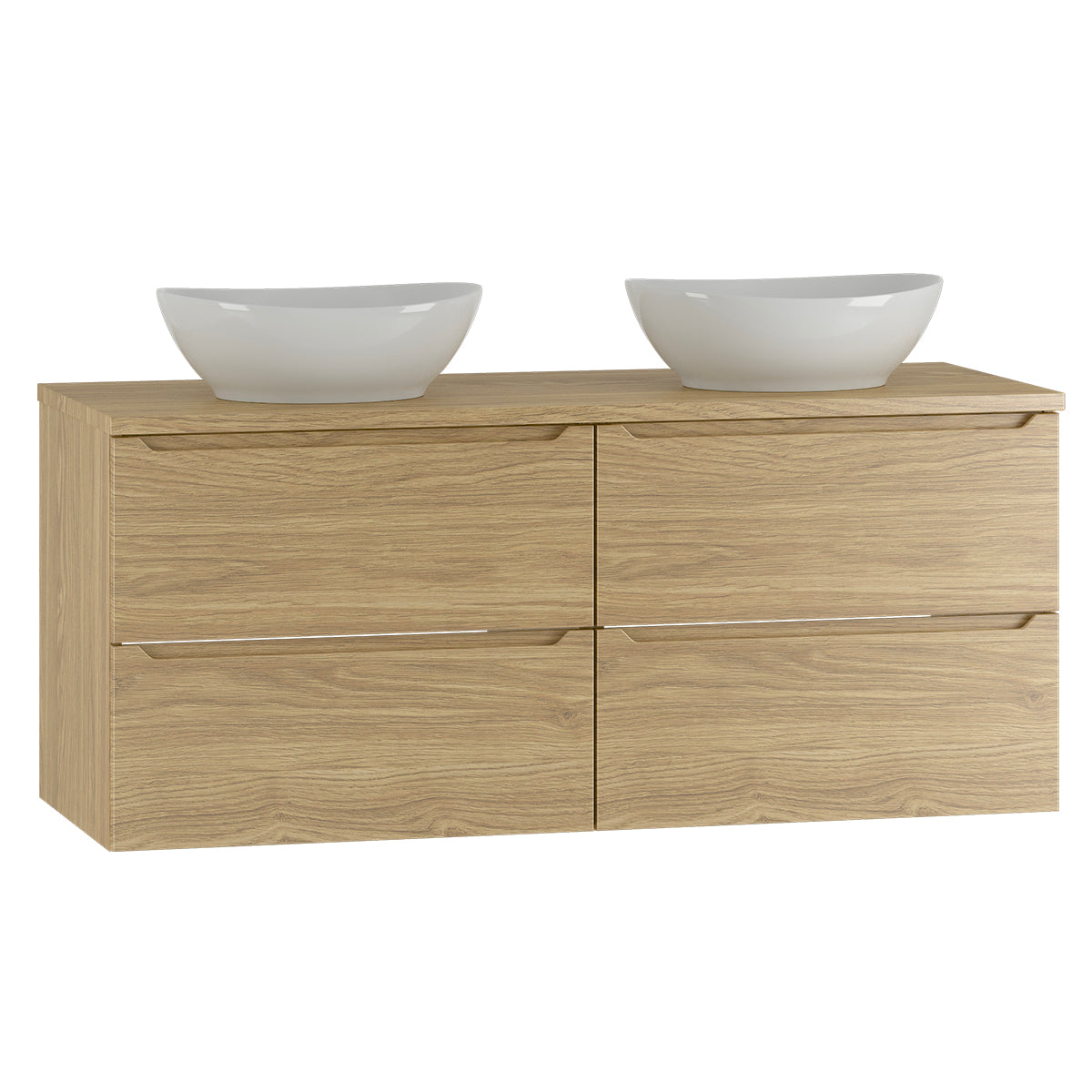 Meuble double vasque 120cm Viggo Bois